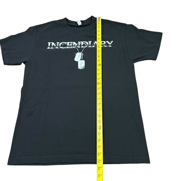 Incendiary Fearing Revolution RARE Metal Band T Shirt Black Skull Size Large - Picture 7 of 9